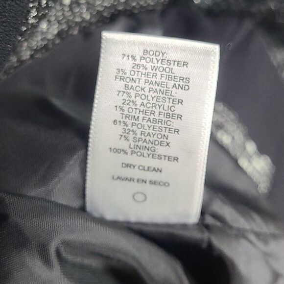 NWOT Narciso Rodriguez for Design Nation Tweed Wool Blend Jacket Size Small - Picture 4 of 5